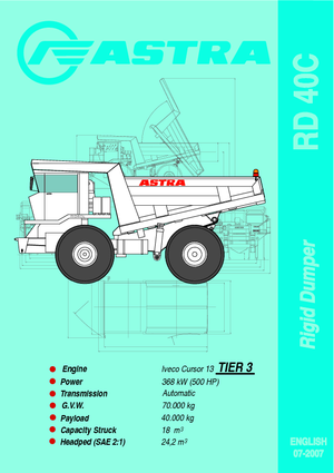 Камиони-самосвали Astra RD 40 C