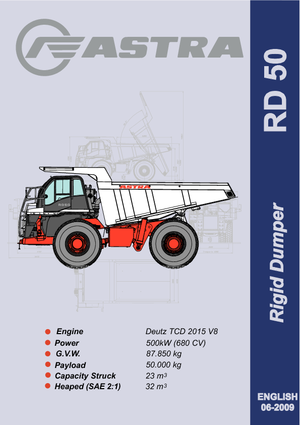 Камиони-самосвали Astra RD 50