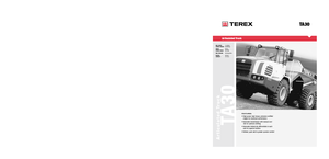 Съчленени самосвали Terex TA 30
