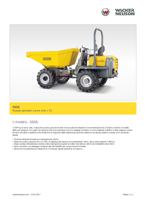 Колесни самосвали Neuson 5001