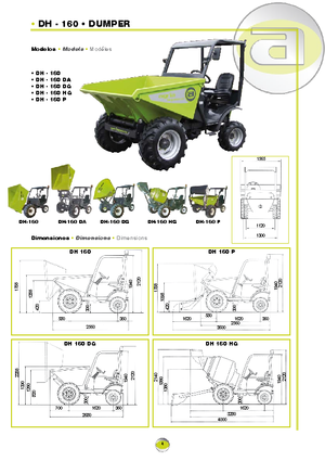 Колесни самосвали Agrimac DH 160