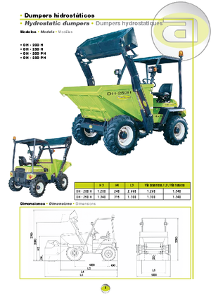 Колесни самосвали Agrimac DH 250 H
