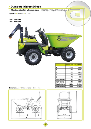 Колесни самосвали Agrimac DH 400 AHG