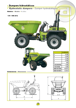 Колесни самосвали Agrimac DH 600 AHG