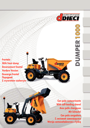Колесни самосвали Dieci DP 1000 Frontale