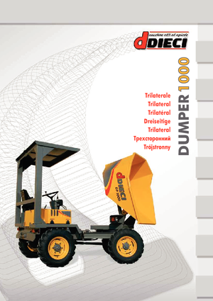 Колесни самосвали Dieci DP 1000 Trilateral