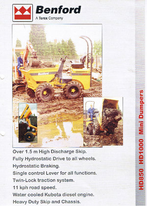 Колесни самосвали Benford HD 1000