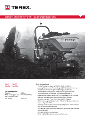 Колесни самосвали Terex TA 2 SE