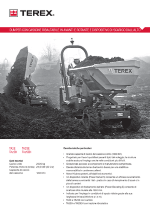 Колесни самосвали Terex TA 2 SE