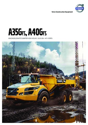 Съчленени самосвали Volvo A35GFS