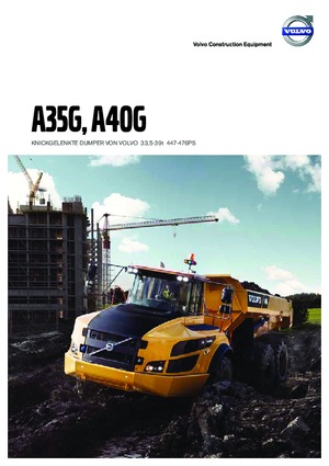 Съчленени самосвали Volvo A35G