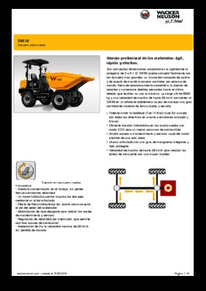 Колесни самосвали Wacker Neuson DW50