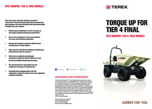 Колесни самосвали Terex TA 6 S