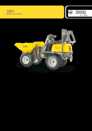 Колесни самосвали Wacker Neuson 1001 