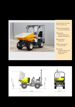 Колесни самосвали Bergmann 1200R