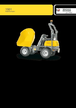 Колесни самосвали Wacker Neuson 1501 