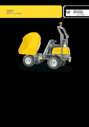 Колесни самосвали Wacker Neuson 1601 