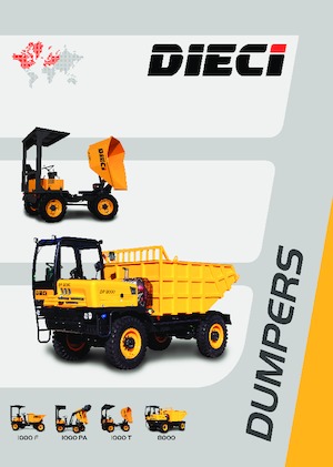 Колесни самосвали Dieci DP 1000 PA