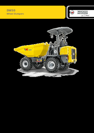 Колесни самосвали Wacker Neuson DW50