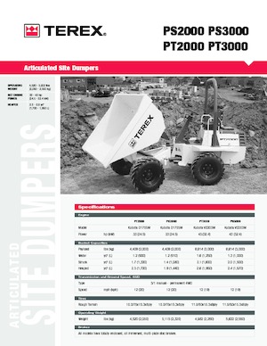 Колесни самосвали Terex PS 3000