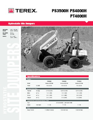 Колесни самосвали Terex PS 3500 H