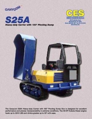 Самосвали на вериги Kato S25A