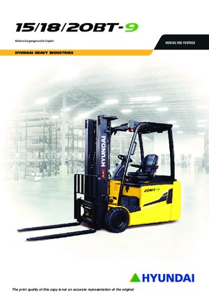 Челни вилични електрокари Hyundai 20 BT 9 ac