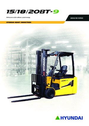 Челни вилични електрокари Hyundai 20 BT 9 ac