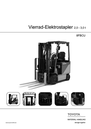 Челни вилични електрокари Toyota 8 FBCU 25