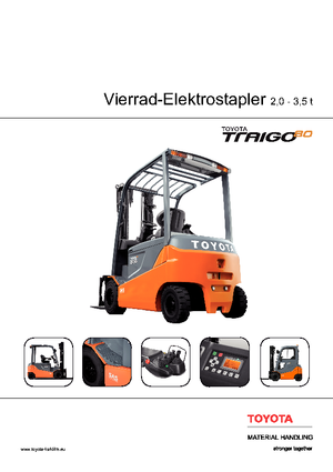 Челни вилични електрокари Toyota 8 FBMT 30