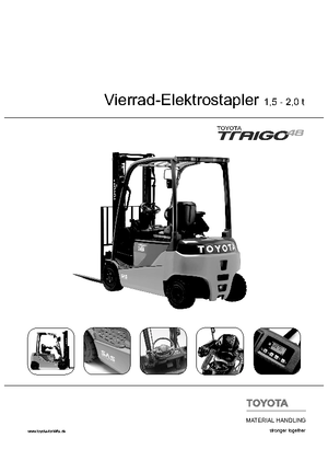 Челни вилични електрокари Toyota 8 FBMT 15