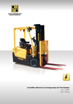 Челни вилични електрокари Hyster A1.3XNT