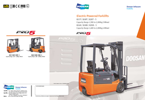 Челни вилични електрокари Doosan B 15 T