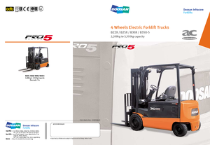 Челни вилични електрокари Doosan B 22 X