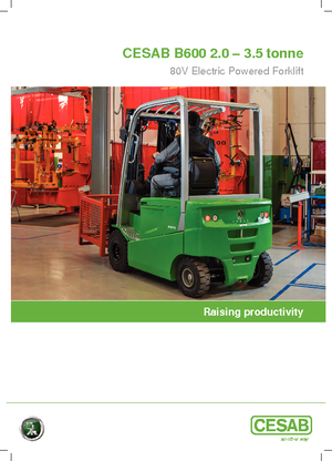 Челни вилични електрокари Cesab B 625 L