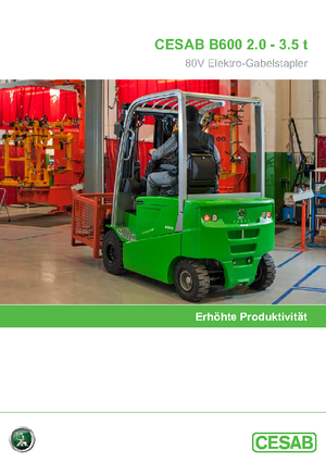 Челни вилични електрокари Cesab B 625 L