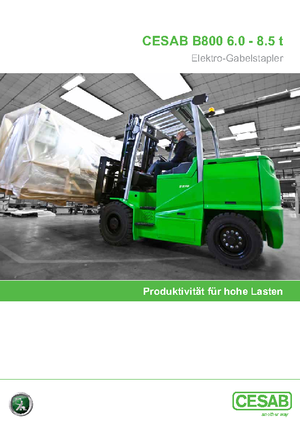Челни вилични електрокари Cesab B 860