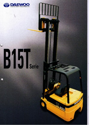 Челни вилични електрокари Doosan B 15 T