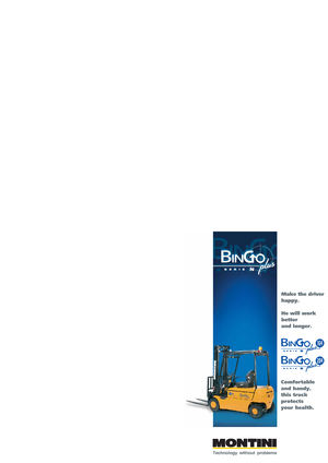 Челни вилични електрокари Montini Bingo 204 GA CSM