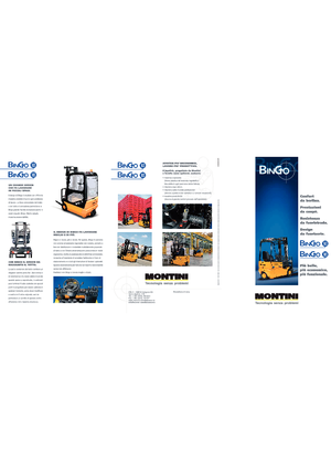 Челни вилични електрокари Montini Bingo plus N 163