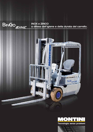 Челни вилични електрокари Montini Bingo Zinc 200