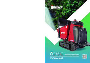 Електрически верижни самосвали Hinowa HS701E