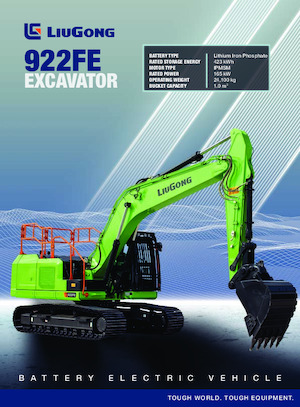 Електрически верижни багери Liugong 922FELL