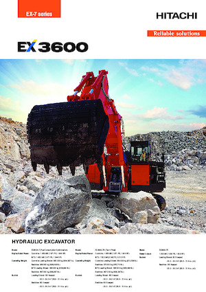 Електрически верижни багери Hitachi EX3600-7E