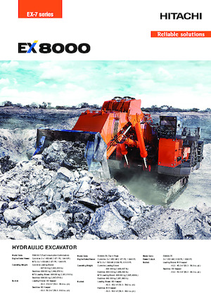 Електрически верижни багери Hitachi EX8000-7E