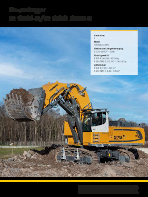 Електрически верижни багери Liebherr R 976-E