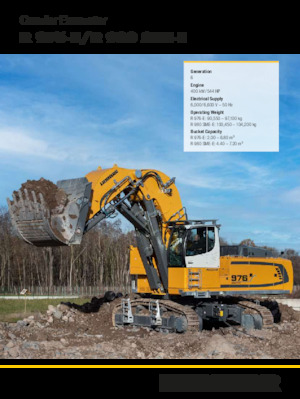 Електрически верижни багери Liebherr R 980 SME-E