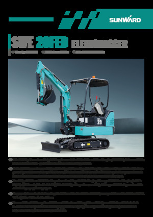 Електрически верижни багери Sunward SWE20FED