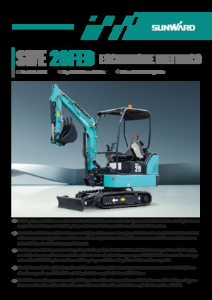 Електрически верижни багери Sunward SWE20FED