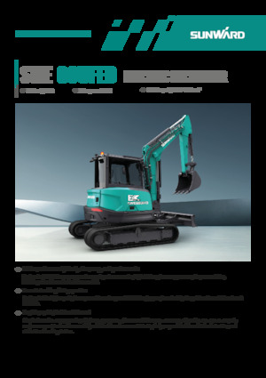 Електрически верижни багери Sunward SWE60UFED